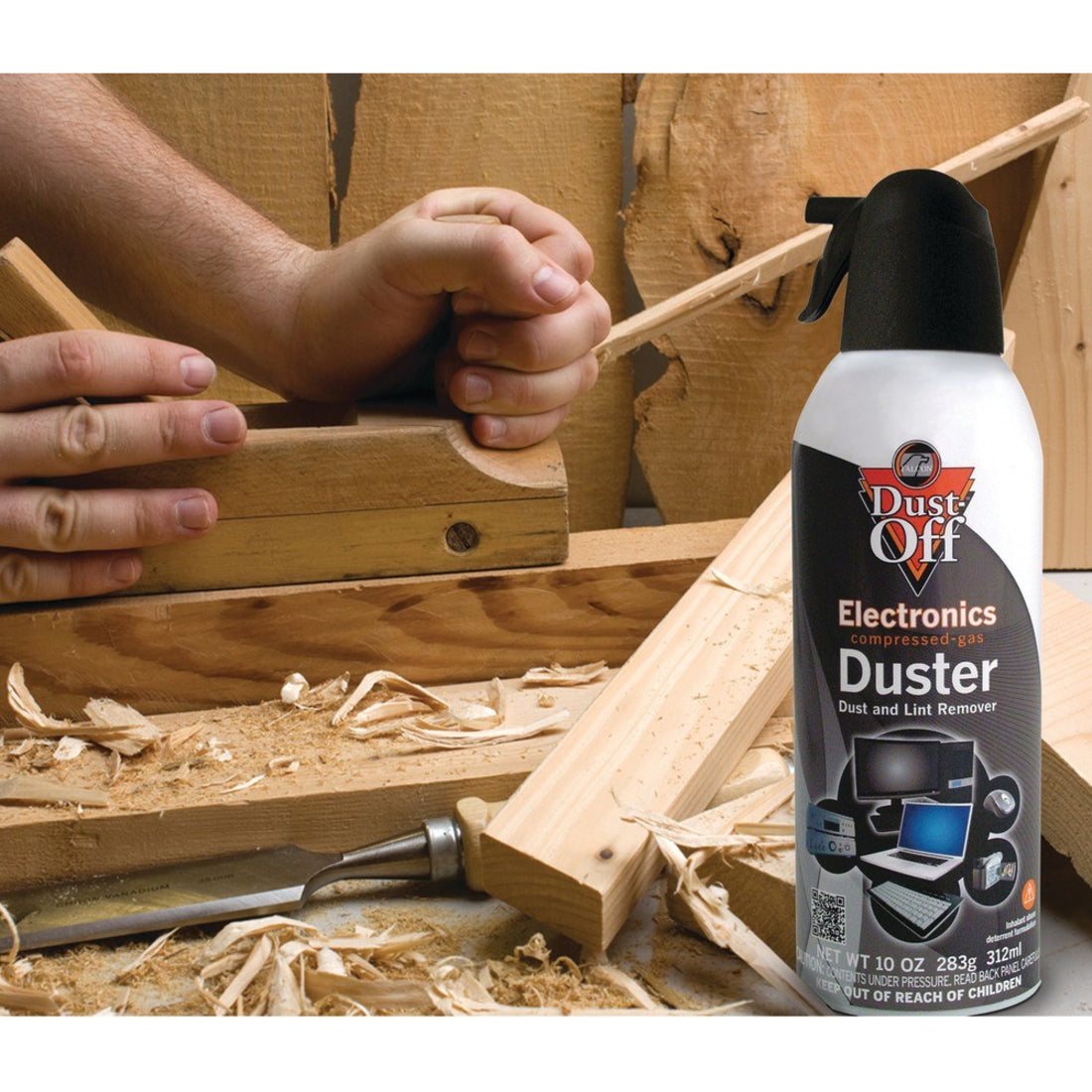 Dust-Off DSPXLRCP Einweg-Duster (12er Pack) Luftduster für vielseitige Staubentfernung