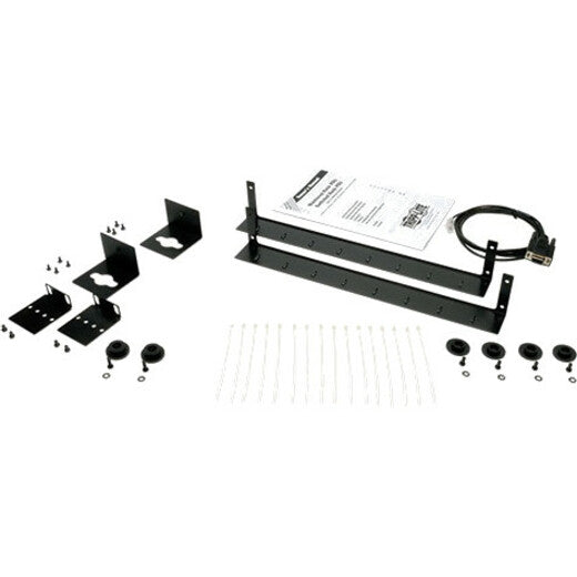 Mounting hardware kit components for Tripp Lite PDU installation