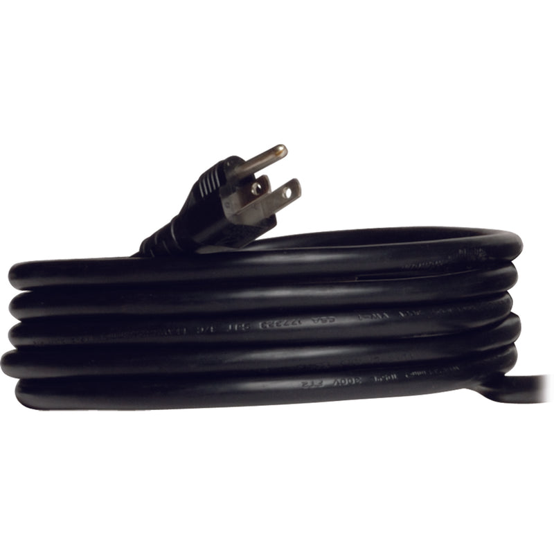 10-foot power cord with NEMA 5-15P plug for Tripp Lite PDU