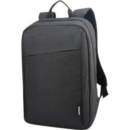 Angled view of Lenovo B210 backpack highlighting compact form factor