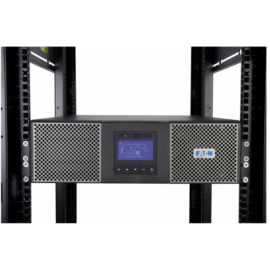 Rack mounted view of Eaton 9PX UPS showing installation in server rack-alternate-image5