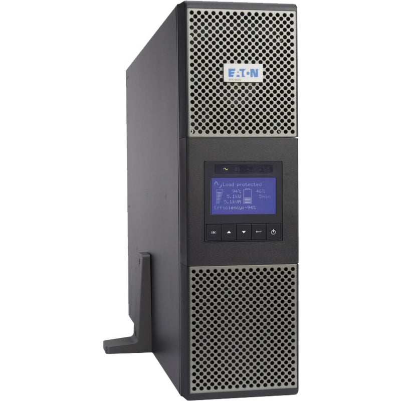 Tower configuration of Eaton 9PX UPS with rotating display and ventilation panels