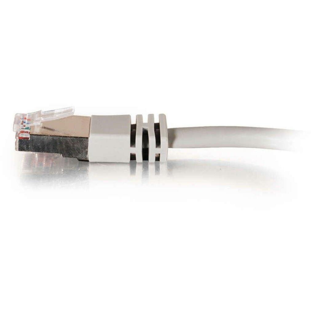 C2G 27265 25 ft Cat5e Molded Shielded Network Patch Cable - Gray, Lifetime Warranty