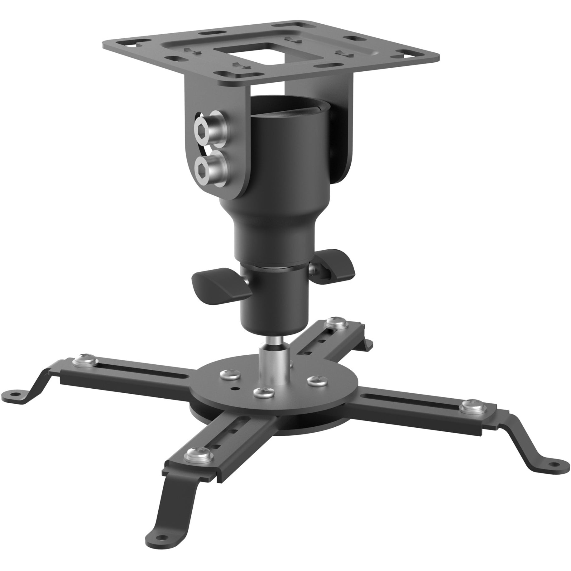 SIIG CE-MT2812-S1 Universal Projector Ceiling Mount - Black, 44 lb Maximum Load Capacity