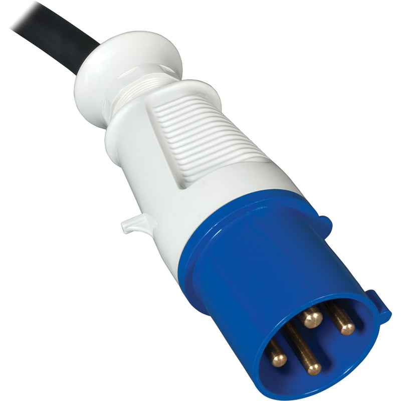 IEC 309 60A Blue power input connector for three-phase power