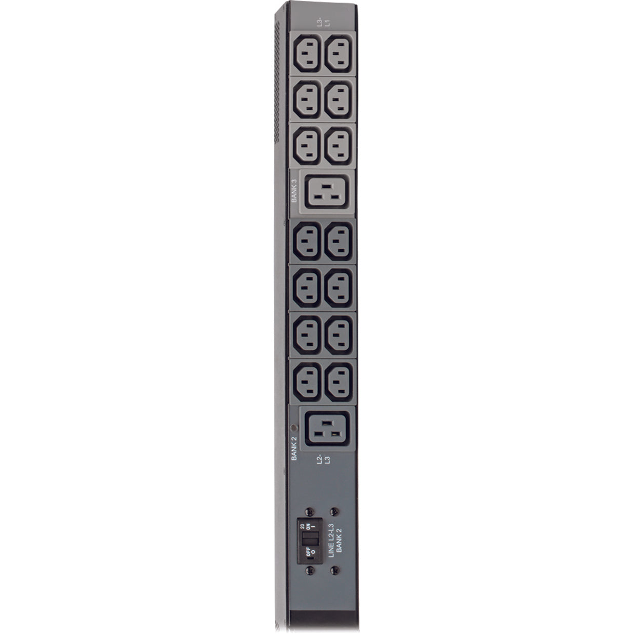 Tripp Lite PDU3EVN6G60B Tripp Lite Factory Direct Only Item 14.5kW 3-Phase Monitored PDU LX Interface 200/208/240V Outlets 42 C13 6 C19 LCD IEC-309 60A Blue 1.8m 6 ft Cord 0U 1.8m 70 in Height TAA PDU3EVN6G60B