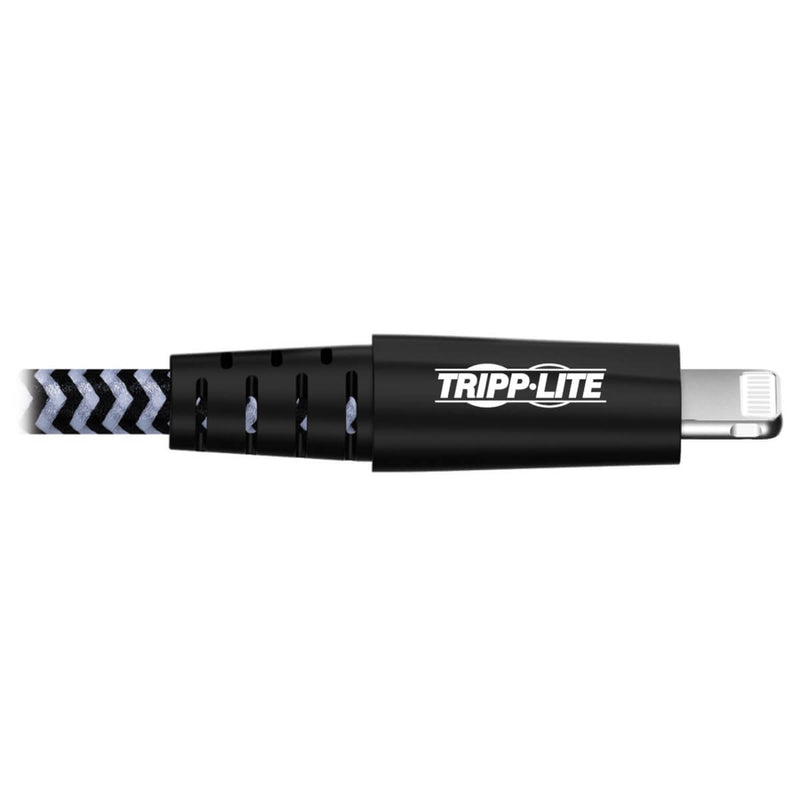 Detailed view of Tripp Lite MFi-certified Lightning connector