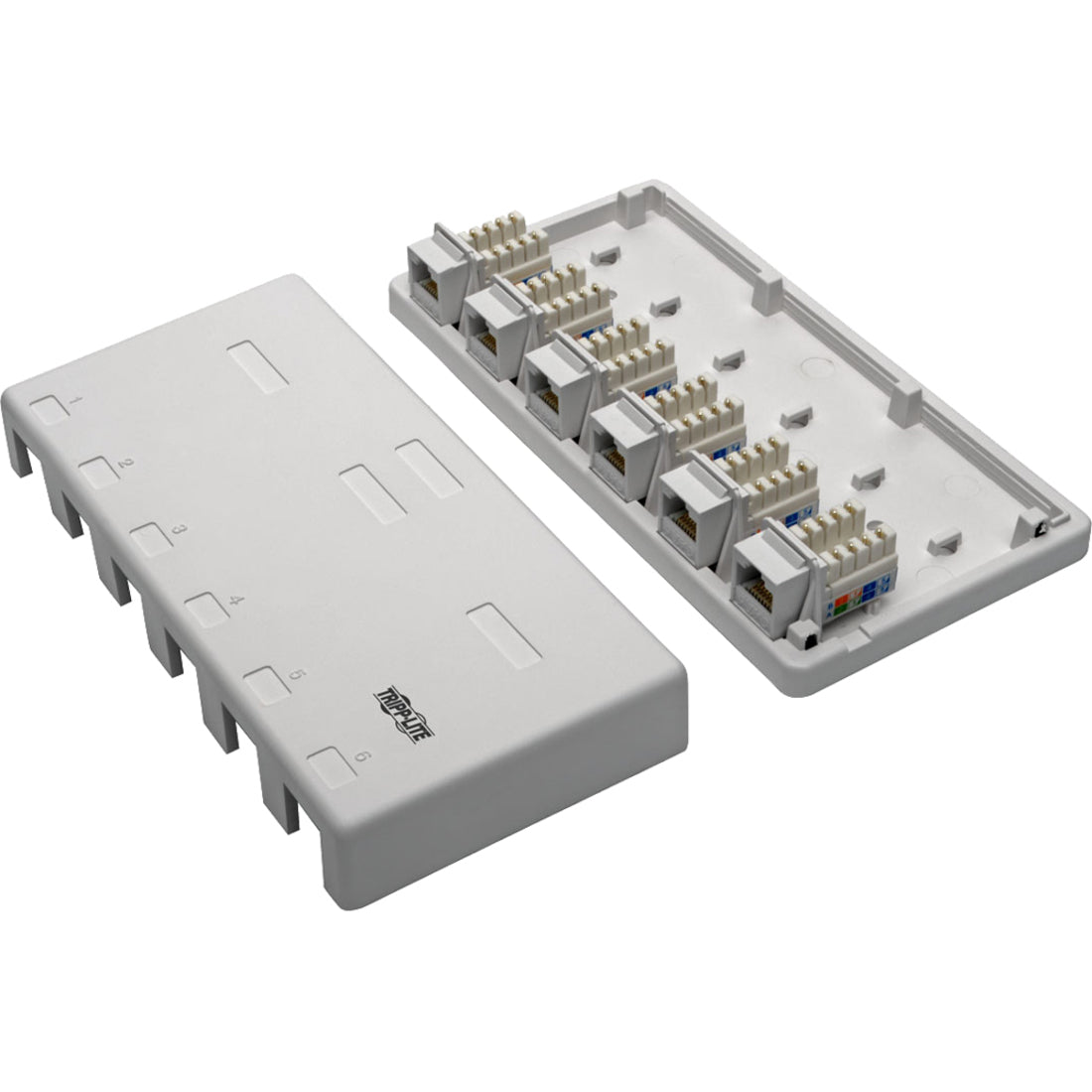 Exploded view showing surface mount box internal components-alternate-image4