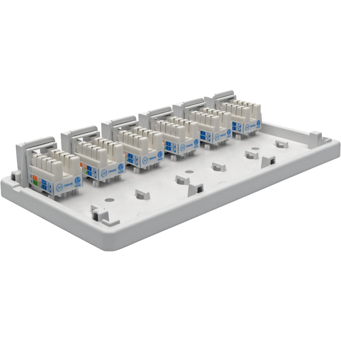 Tripp Lite N236-006-WH Mounting Box 6-Port Surface-Mount Box White 트립 라이트 N236-006-WH 마운팅 박스 6포트 서피스 마운트 박스 화이트