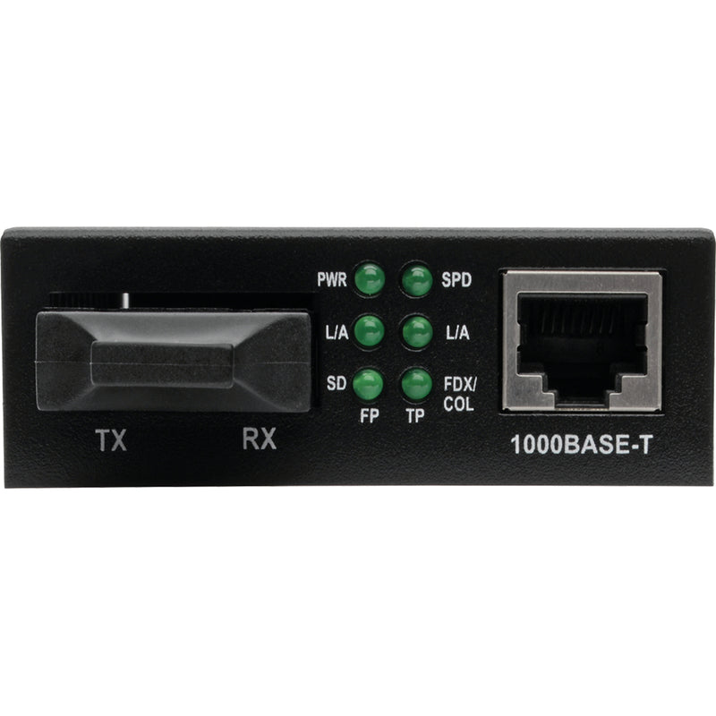 Detailed view of N785-INT-SC-MM ports and status indicators