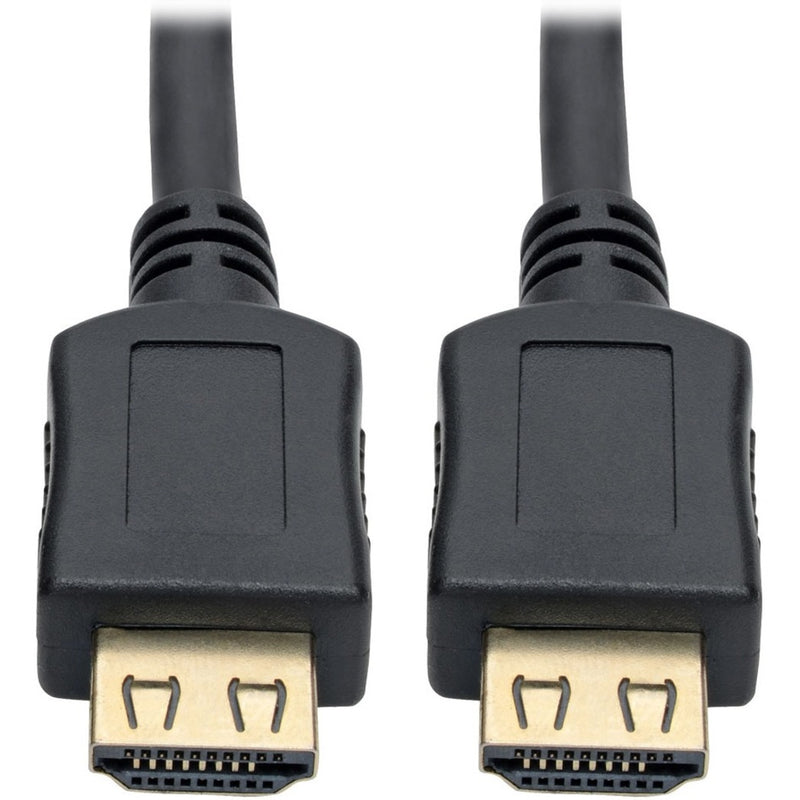 Close-up of gold-plated HDMI connectors with gripping design and strain relief