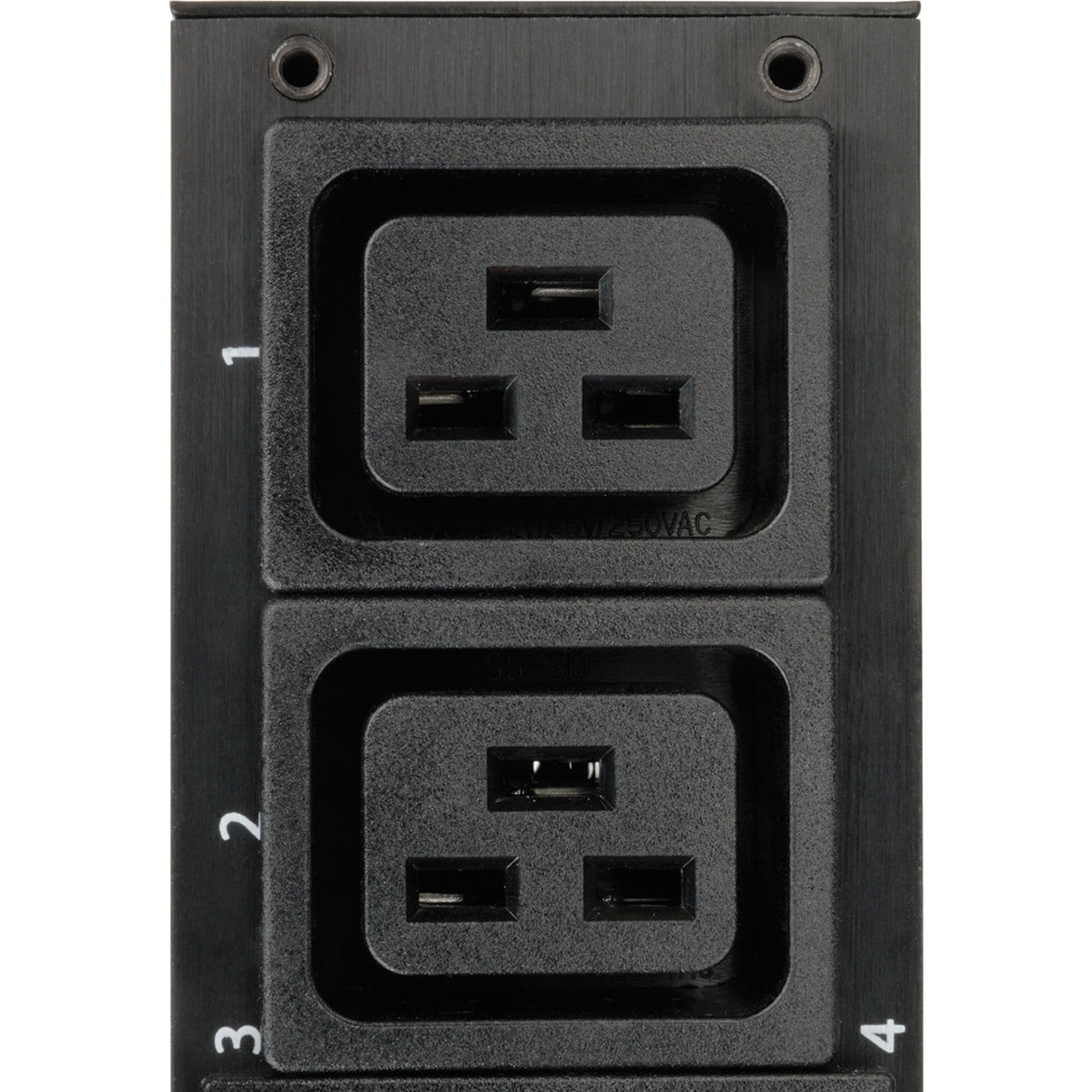 Close-up of C19 power outlets with security features-alternate-image9