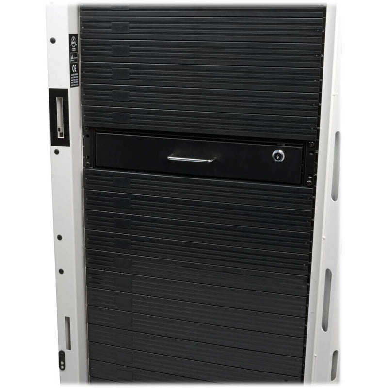 Side view of SRDRAWER2U installed in rack enclosure