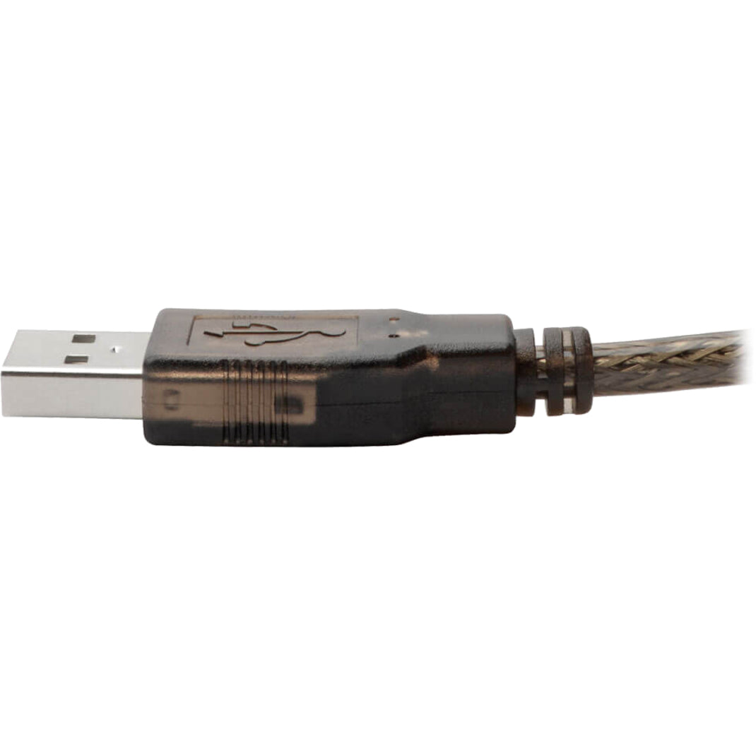 Tripp Lite U042-030 USB 2.0 A/B Active Repeater Cable (M/M), 30 ft., EMI/RF Protection, Flexible, Corrosion Resistant