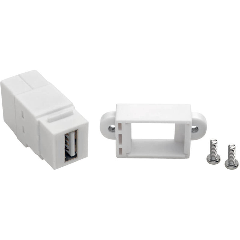 USB coupler kit components including adapter and mounting hardware