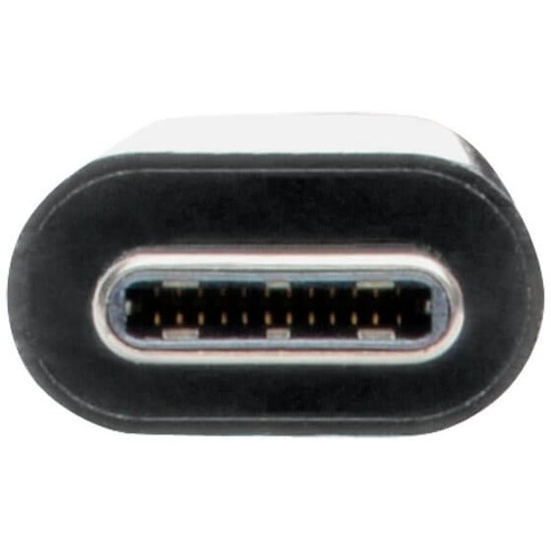 Close-up view of USB-C connector pins on Tripp Lite docking station-alternate-image2