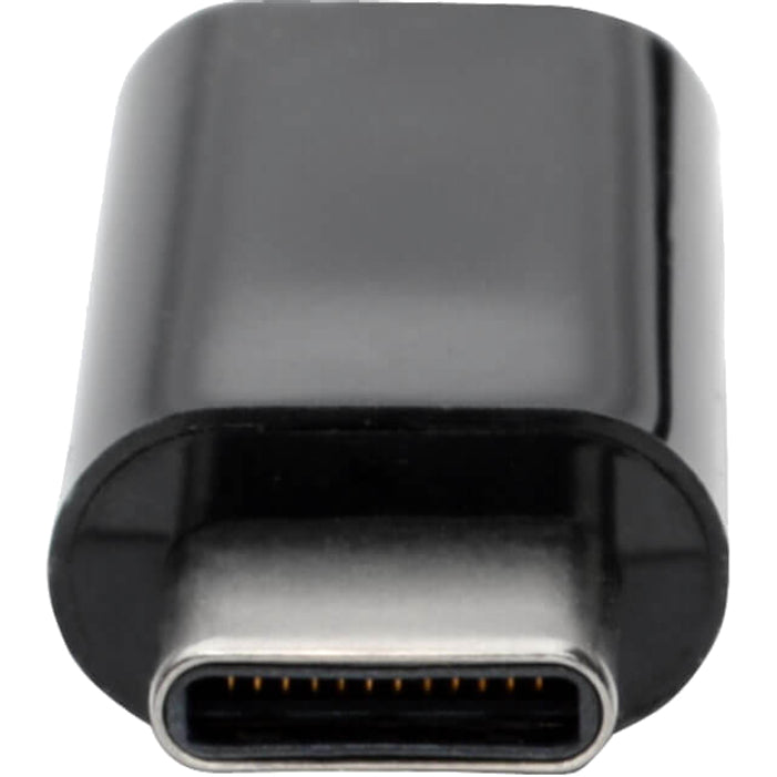 Close-up of Tripp Lite USB-C connector showing reversible design