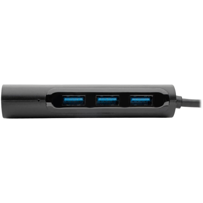 Side view of Tripp Lite USB hub showing three USB 3.1 ports in line