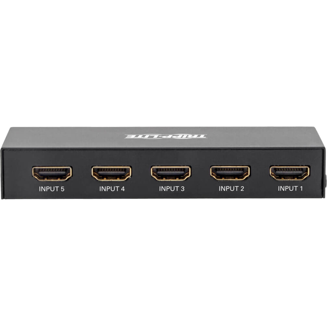 Rear view of HDMI switch showing five input ports-alternate-image2