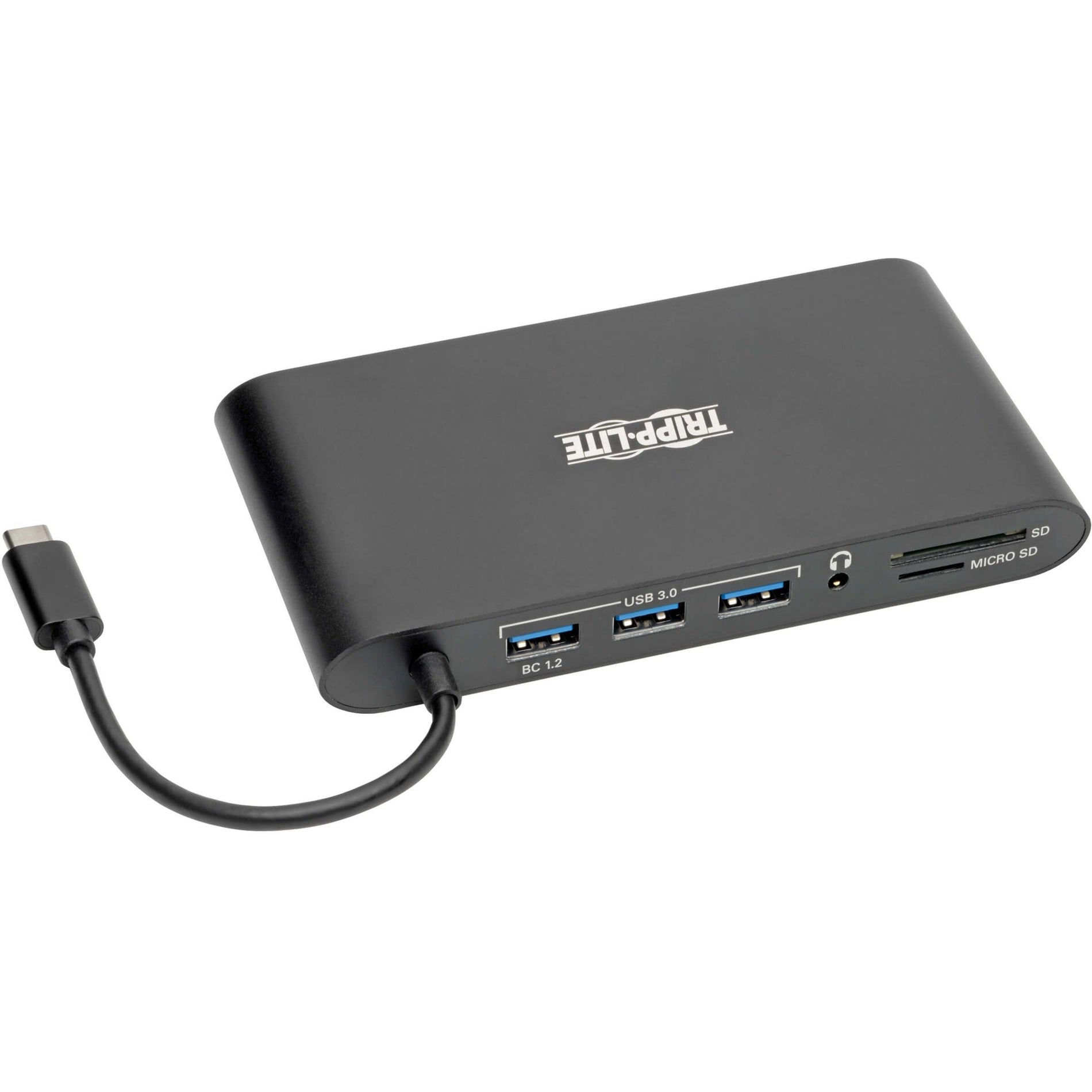 Tripp Lite U442-DOCK1-B USB C Docking Station 4K HDMI VGA Thunderbolt USB 3.0 RJ-45 Audio Line Out 60W Power Supply  트립 라이트 U442-DOCK1-B USB C 도킹 스테이션 4K HDMI VGA 썬더볼트 USB 3.0 RJ-45 오디오 라인 아웃 60W 전원 공급