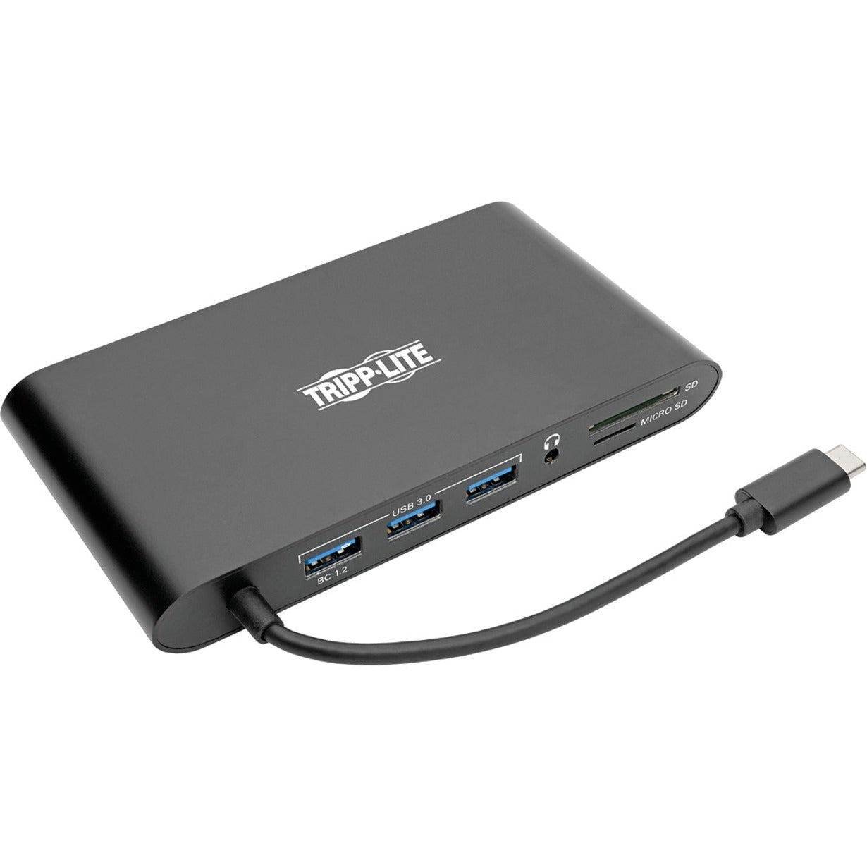 Tripp Lite U442-DOCK1-B USB C Docking Station 4K HDMI VGA Thunderbolt USB 3.0 RJ-45 Audio Line Out 60W Power Supply  트립 라이트 U442-DOCK1-B USB C 도킹 스테이션 4K HDMI VGA 썬더볼트 USB 3.0 RJ-45 오디오 라인 아웃 60W 전원 공급