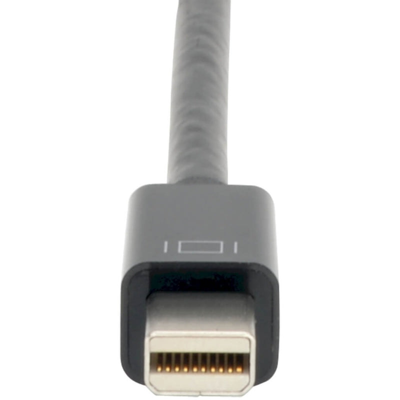 Macro shot of Mini DisplayPort connector showing construction detail