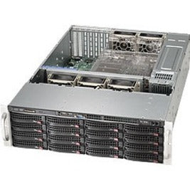 Supermicro CSE-836BE1C-R1K23B SuperChassis 836BE1C-R1K23B Server Case, 16 External 3.5" Bays, 1200W Power Supply