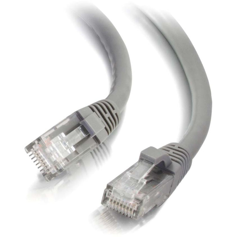 Dual-ended view of Cat6 ethernet cable showing matched RJ-45 connectors