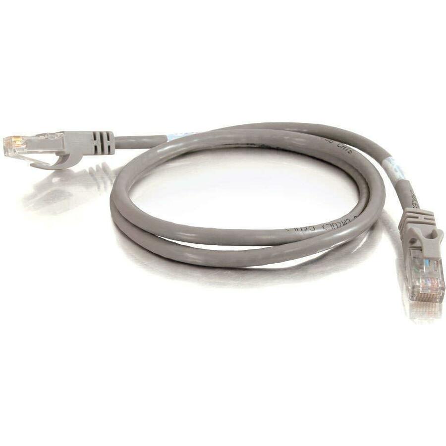 C2G 27821 3ft Cat6 Snagless Crossover Cable, Gray - High-Speed Ethernet Connection