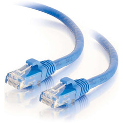 C2G 29007 สายแพตช์เอเธอร์เน็ต Cat6 ขนาด 7 ฟุต ไม่ป้องกัน สีน้ำเงิน - แพ็ค 25 ชิ้น