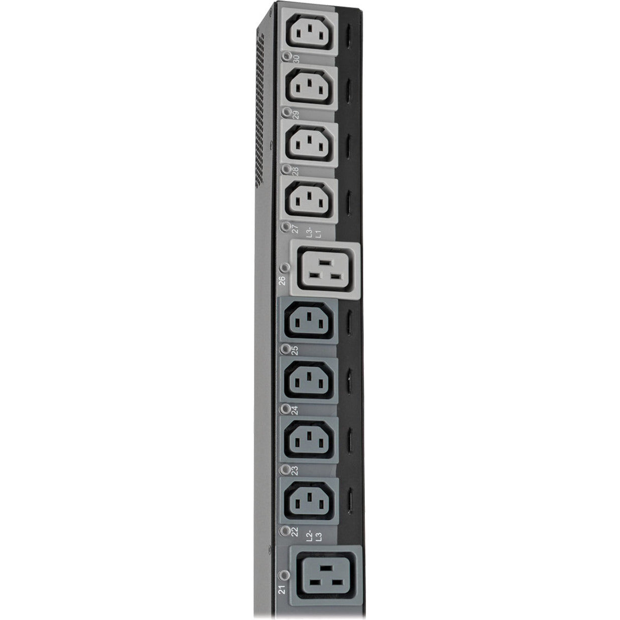 Tripp Lite PDU3EVSR6L2130 30-Outlet PDU, 10 kW Power Rating, Three Phase, Switched, Overload Protection