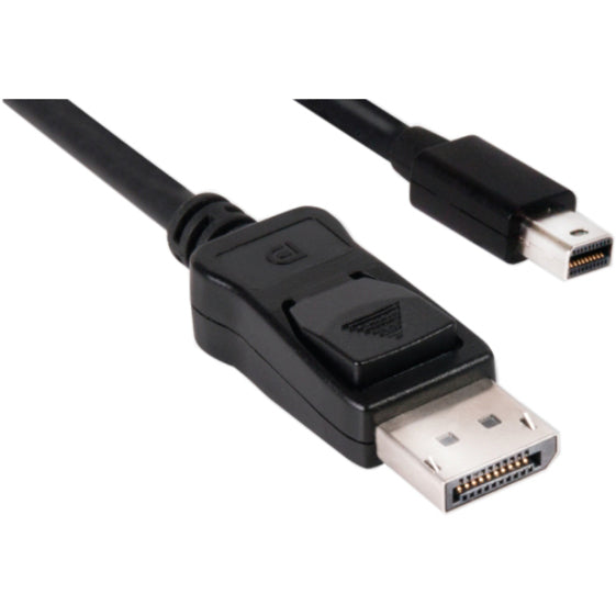 Club 3D CAC-1115 MiniDisplayPort to DisplayPort 1.4 HBR3 Cable M/M 2m/6.56ft, Locking Latch, 34.5 Gbit/s Data Transfer Rate