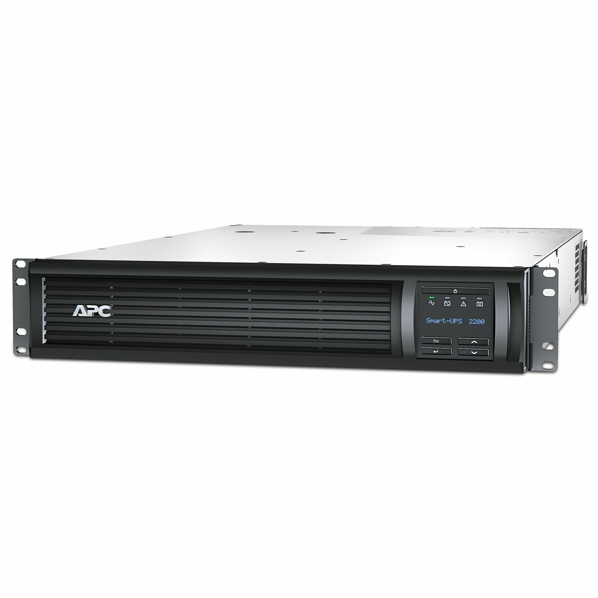 APC SMT2200RM2UC スマート-UPS 2200VA LCD RM 2U 120V with SmartConnect エネルギースター 1920 VA/1980 W 6.60 分の バックアップ 時間