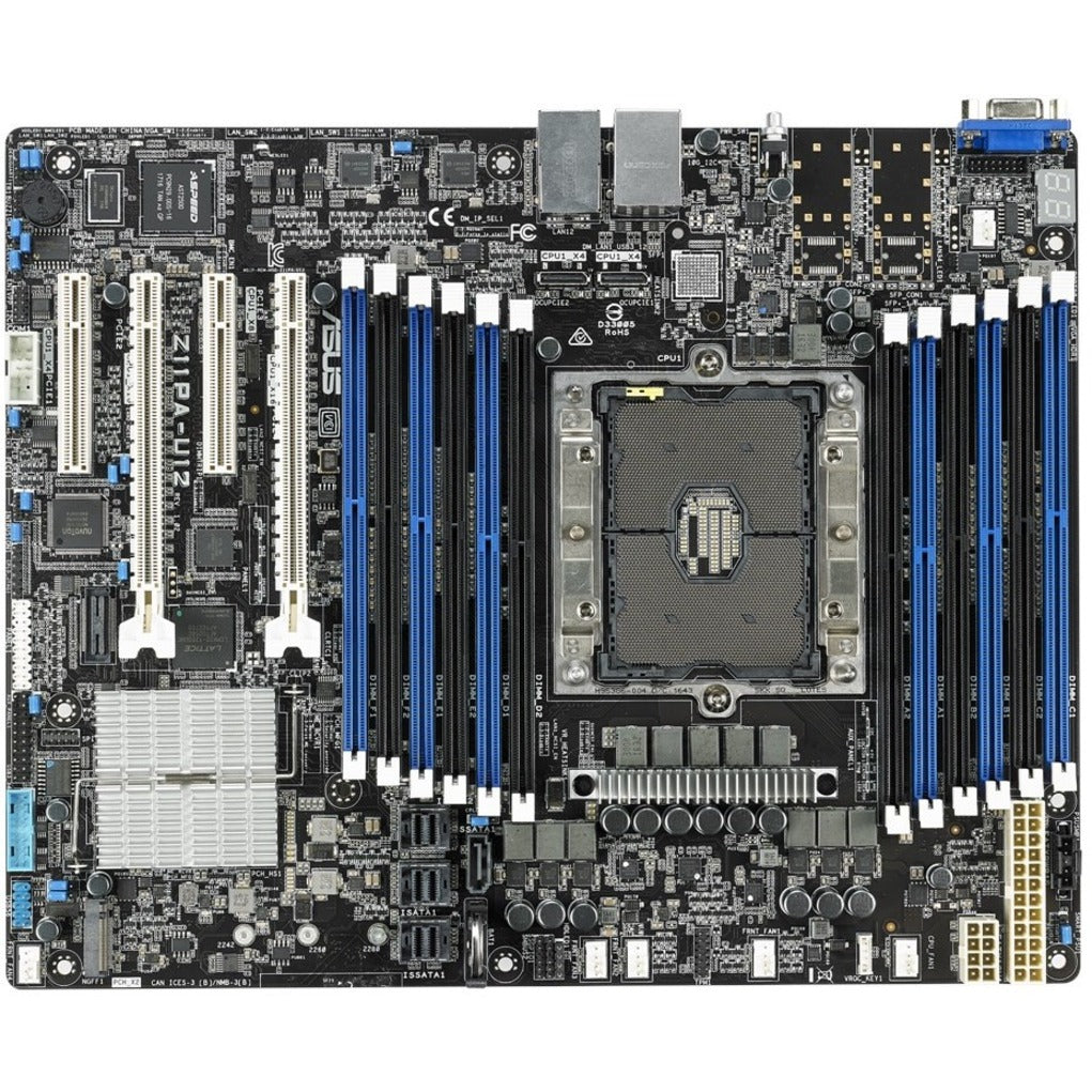 Asus Z11PA-U12 Server Motherboard, Intel Xeon Scalable Processors, DDR4 Memory, ATX Form Factor