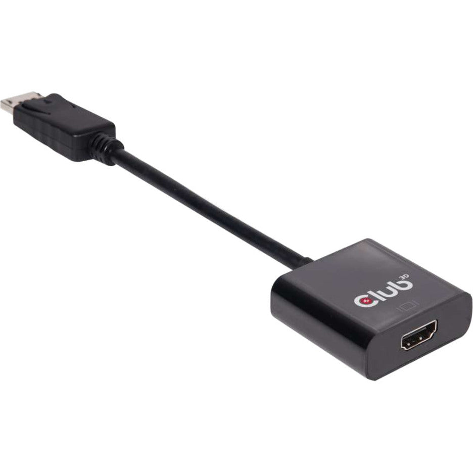 Adaptateur actif Club 3D CAC-2070 DisplayPort 1.2 vers HDMI 2.0 UHD Taux de transfert de données de 18 Gbit/s