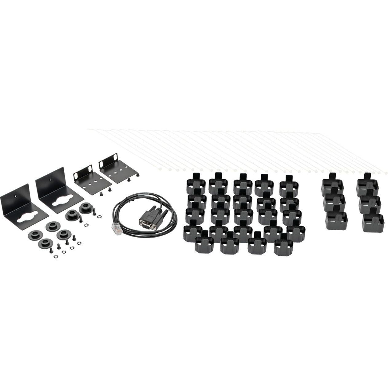 Installation accessories kit for PDU including mounting brackets, cable management tools and plug-lock inserts-alternate-image2