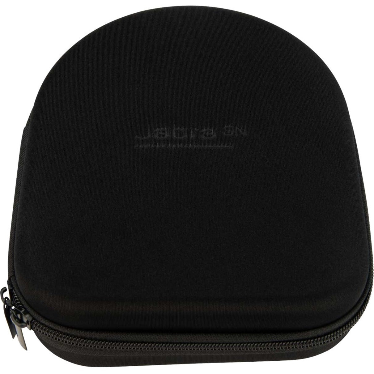 Black hard shell carrying case for Jabra Evolve 75 headset with zipper closure-alternate-image1