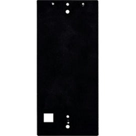 AXIS 01294-001 black mounting plate with pre-drilled holes and alignment markers for 2N IP Verso Intercom installation-alternate-image1