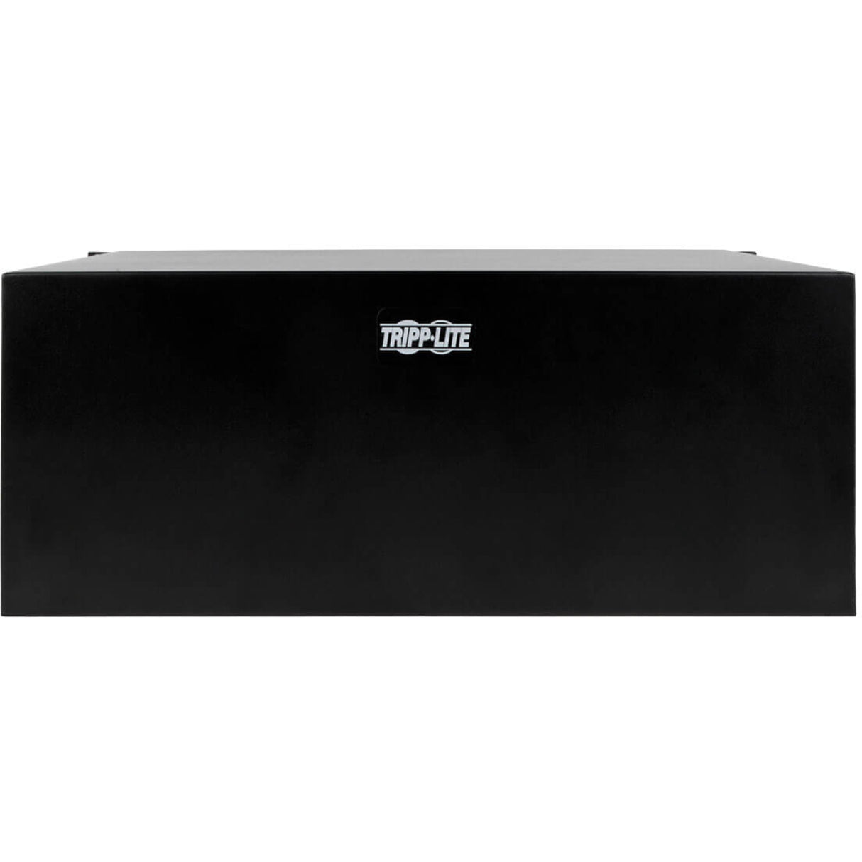 Tripp Lite SRDRAWER4U SmartRack 4U Locking Rack-Mount Storage Drawer 17.8" Depth 17.2" Width 7" Height Black Powder Coat  트립 라이트 SRDRAWER4U SmartRack 4U 잠금 랙 마운트 저장 서랍 17.8" 깊이 17.2" 너비 7" 높이 블랙 파우더 코트