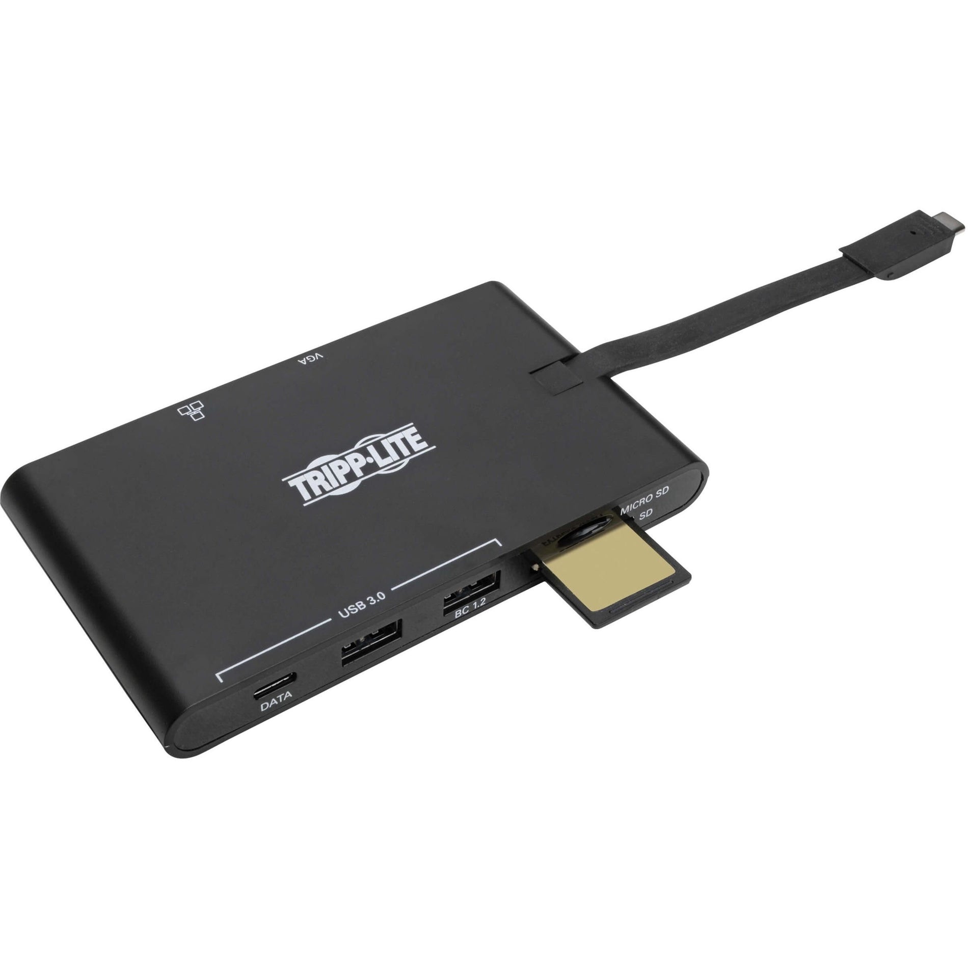 トリップライト U442-DOCK3-B USB C ドッキングステーション HDMI、VGA、MDP B、4つのUSBポート、RJ-45ネットワーク、100W電源供給 発売元: トリップライト