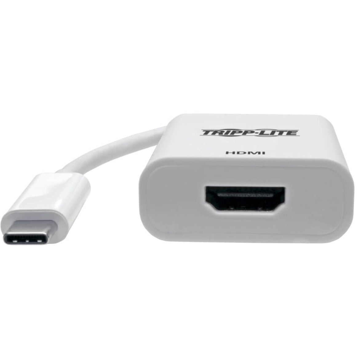 Close-up of Tripp Lite adapter HDMI port and USB-C connector-alternate-image4