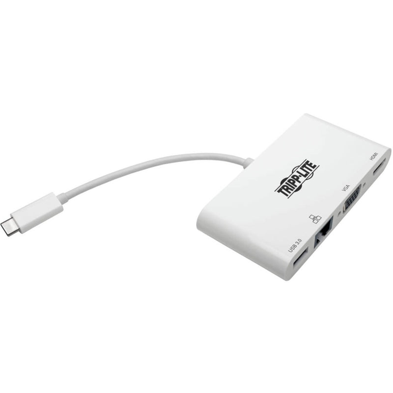 Side angle view of Tripp Lite USB-C adapter showing slim profile