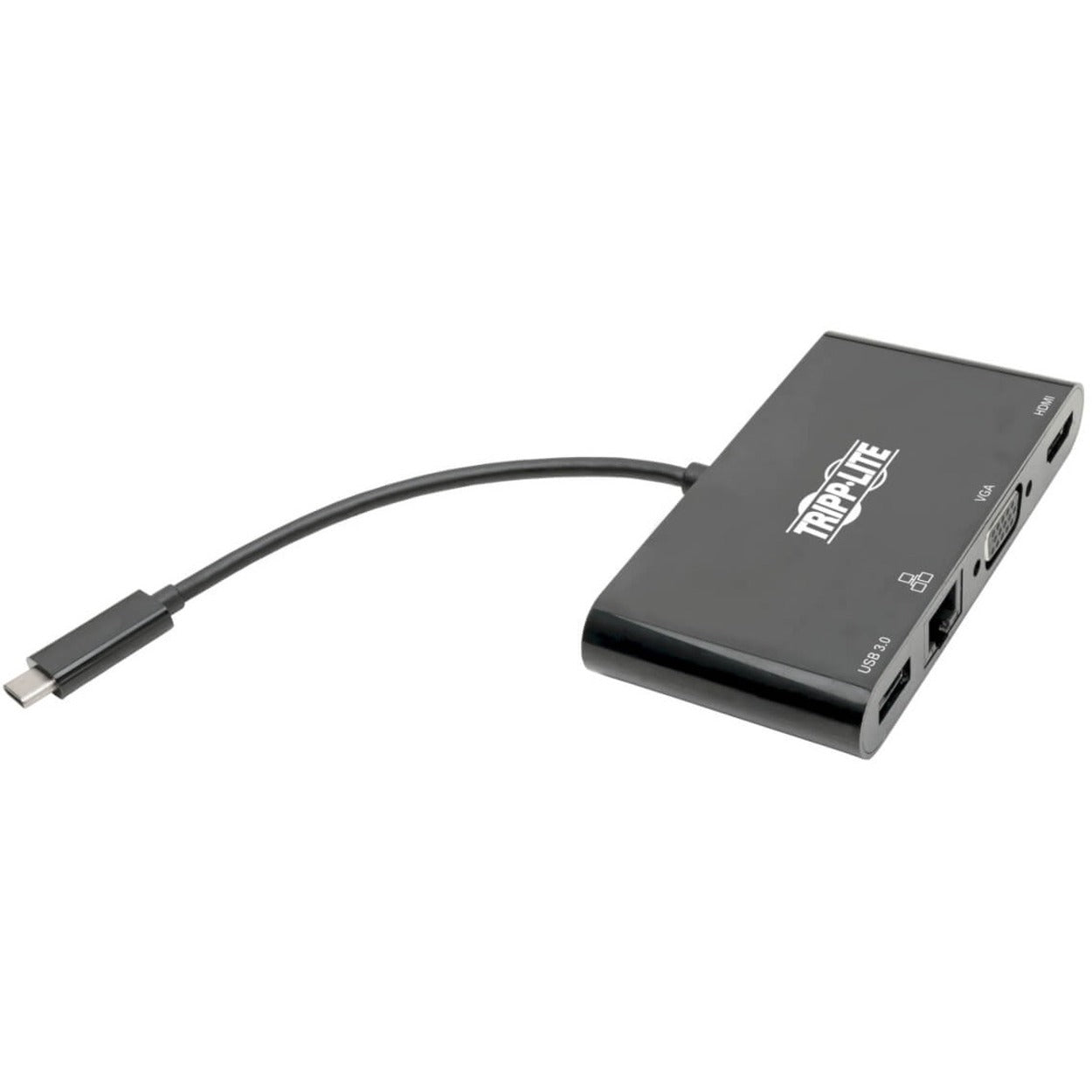 تريپ لايت U444-06N-HV4GUB محطة الإرساء، محول USB-C إلى HDMI، أسود