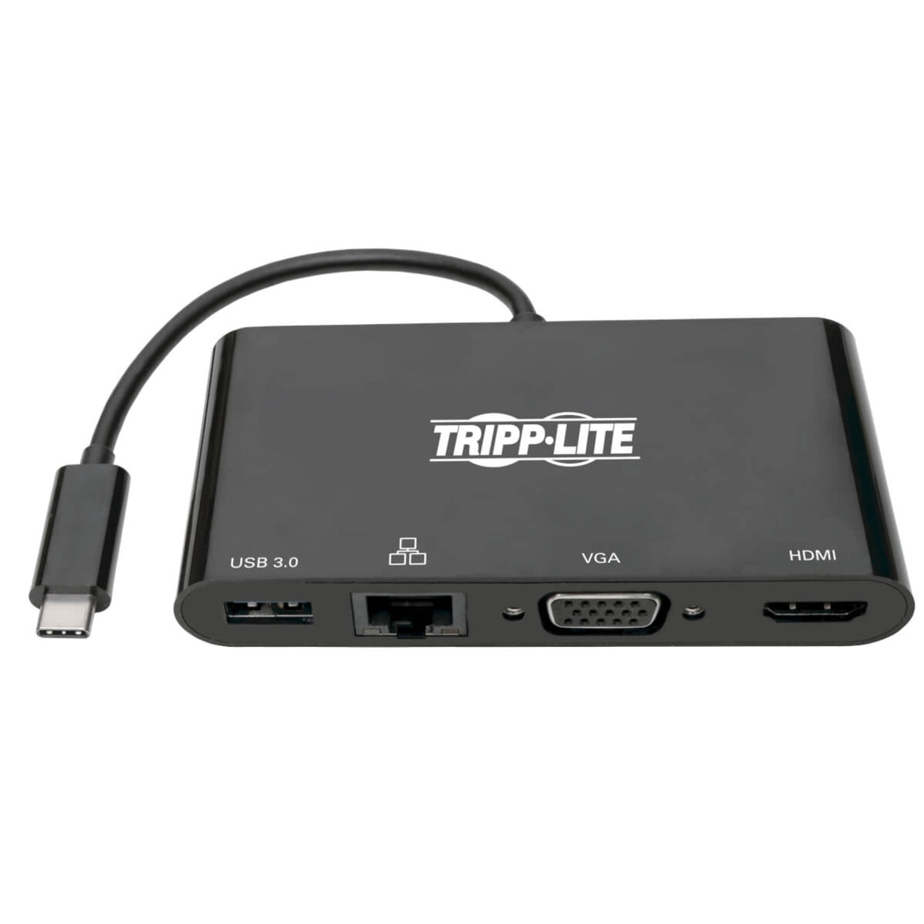 Tripp Lite U444-06N-HV4GUB Docking Station USB-C to HDMI Adapter Black  Tripp Lite U444-06N-HV4GUB Docking Station USB-C til HDMI-adapter Svart