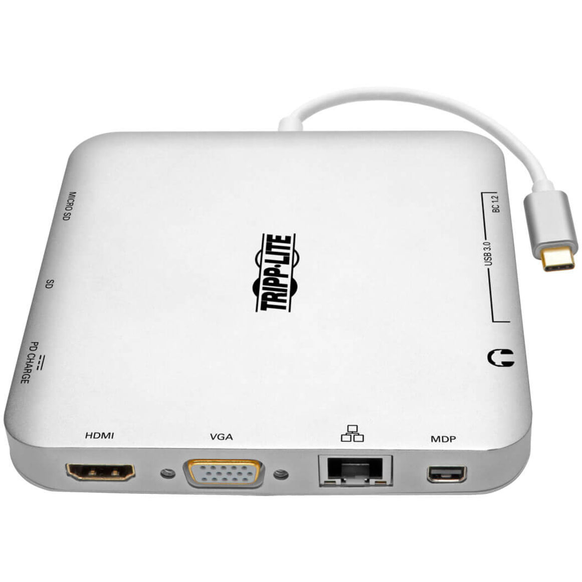 Tripp Lite U442-DOCK2-S USB C ドッキングステーション with HDMI VGA MDP S 4 USB ポート 60W パワーサプライ ブランド名: トリップライト (Tripp Lite)