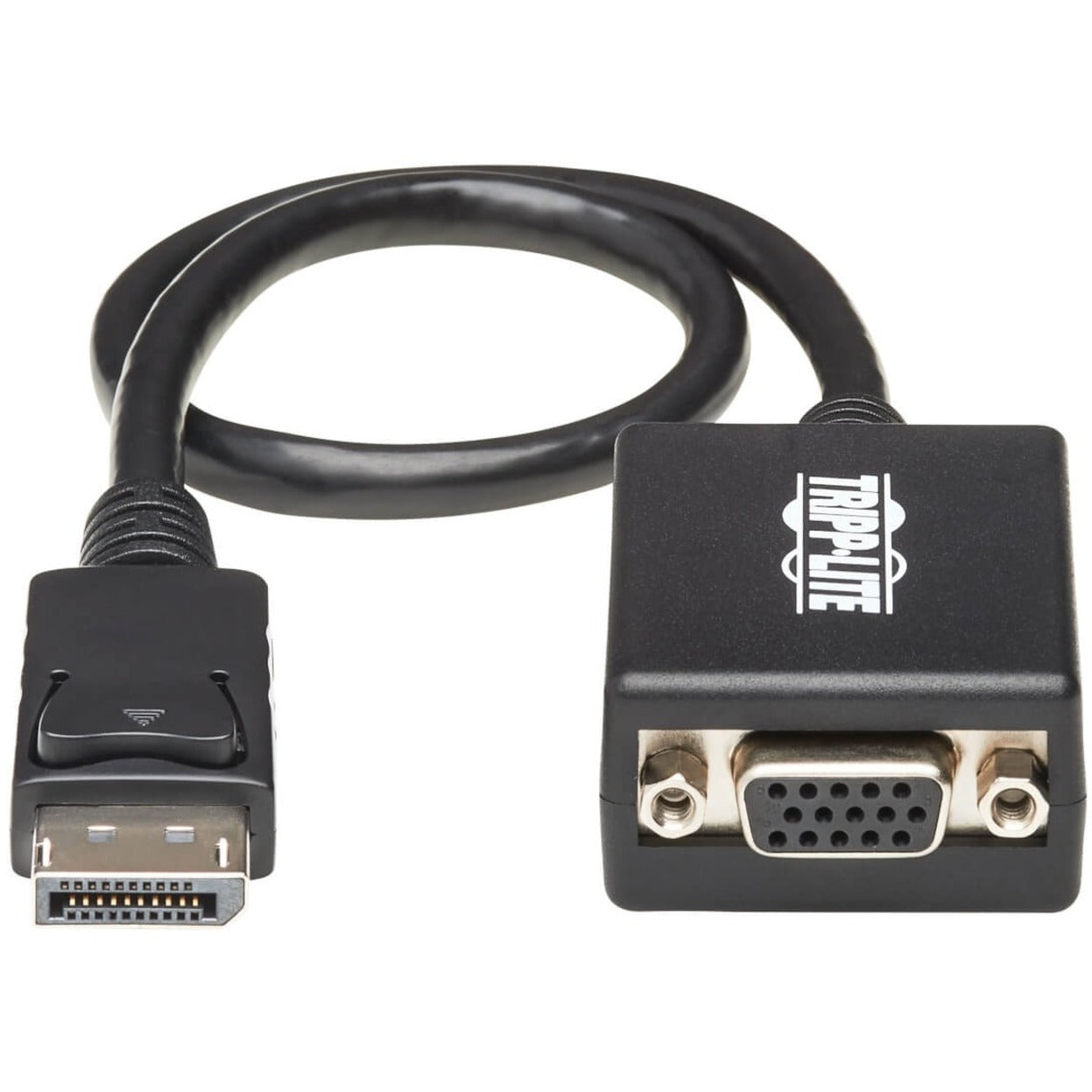 Tripp Lite P134-001-VGA DisplayPort to VGA Active Adapter 1920 x 1200 (1080p) Black 1 ft.   Tripp Lite P134-001-VGA DisplayPort VGA 액티브 어댑터 1920 x 1200 (1080p) 블랙 1 ft.