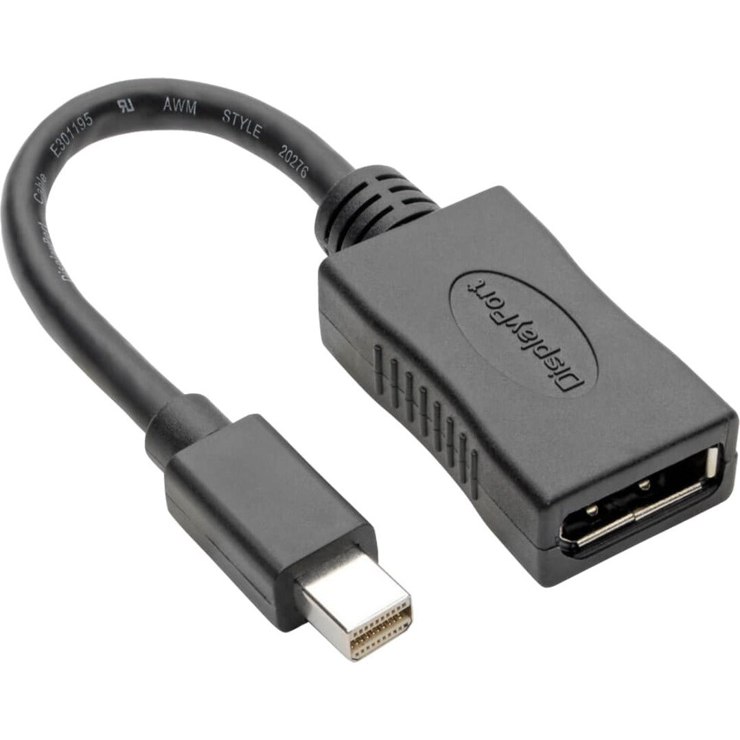 Keyspan كيسبان P139-06N-DP4K6B ميني DisplayPort إلى DisplayPort محول 4K @ 60Hz أسود 6 في كيسبان