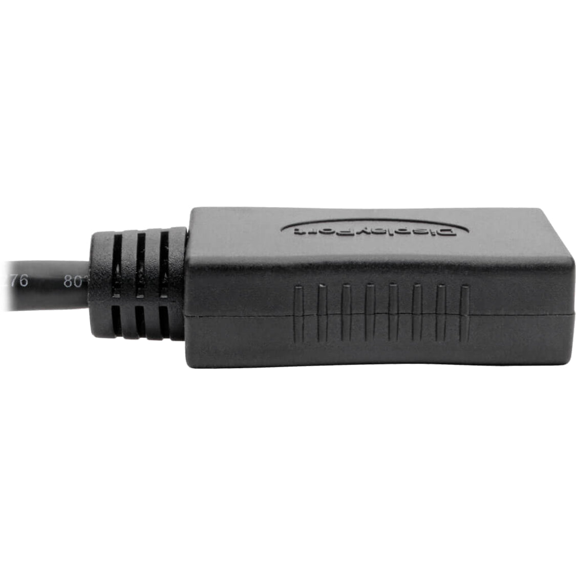 Keyspan P139-06N-DP4K6B Mini DisplayPort to DisplayPort Adapter, 4K @ 60Hz, Black, 6 in.