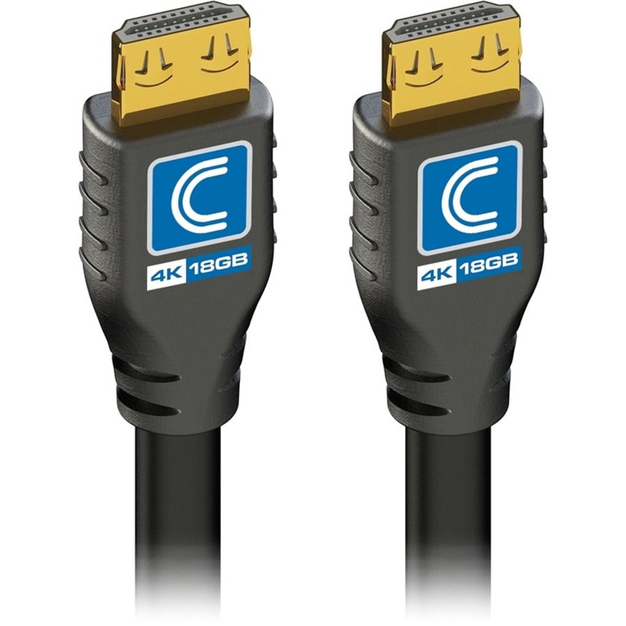 Comprehensive HD18G-35PROBLKA Pro AV/IT 35ft HDMI Cable, 18G 4K High Speed with ProGrip, Lifetime Warranty