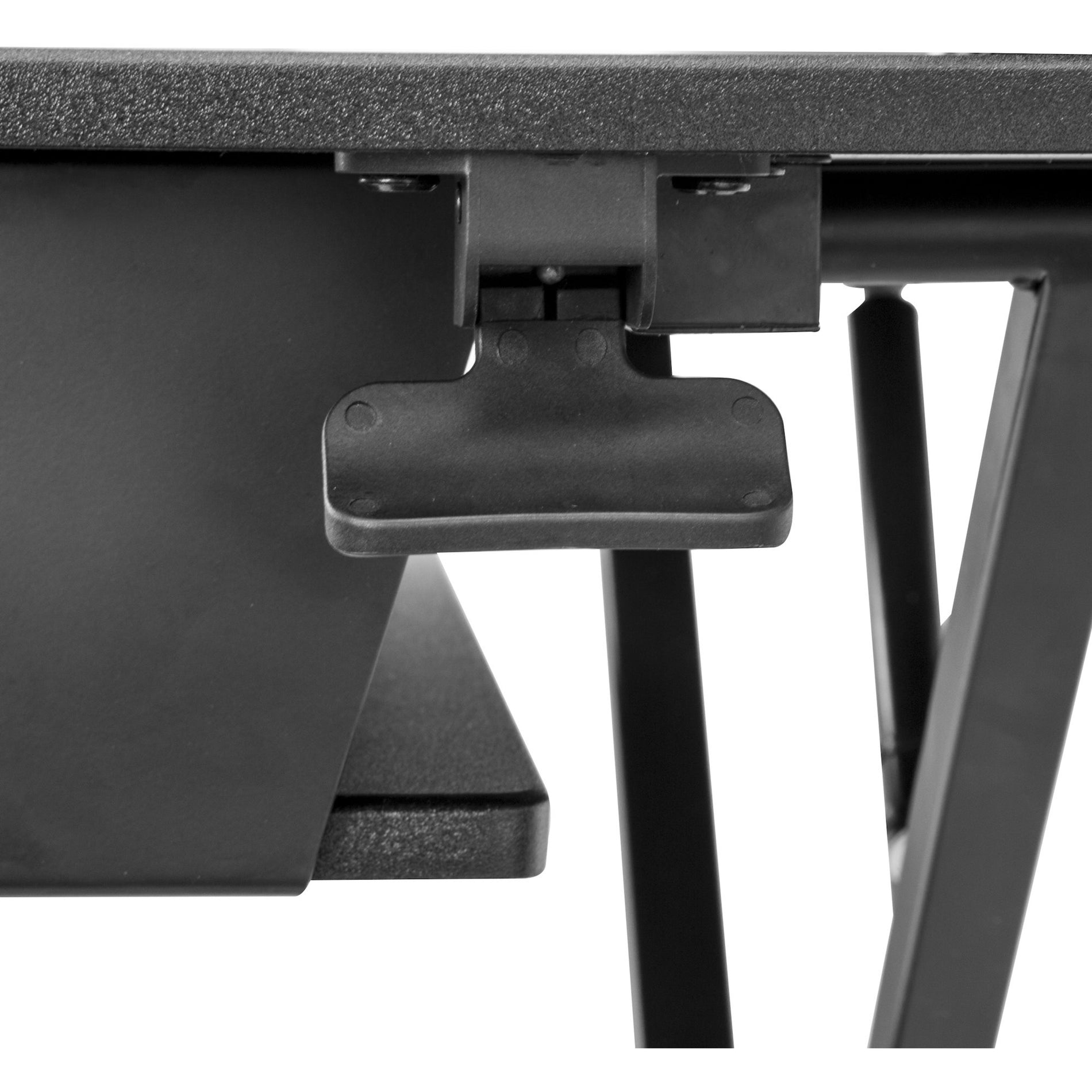 StarTech.com ARMSTSLG Sit-Stand Desk Converter - Large 35in Work Surface, Adjustable Stand up Desk, One-Touch Height Adjustment